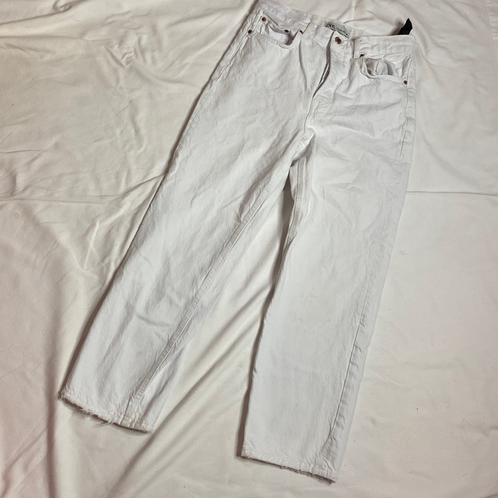 Zara White Jeans